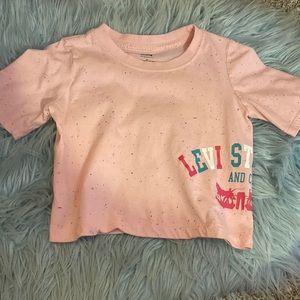 Levi’s pink confetti tee